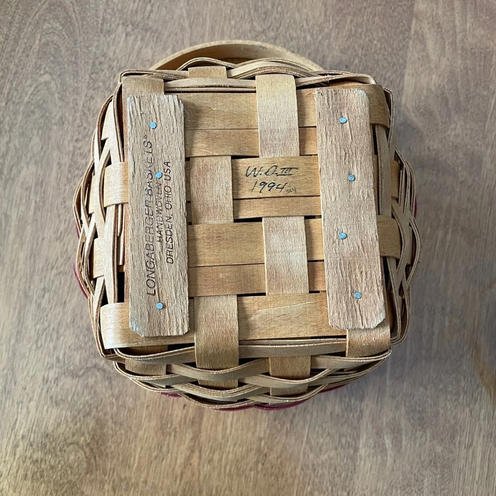 Longaberger 1994 Jingle Bell Basket